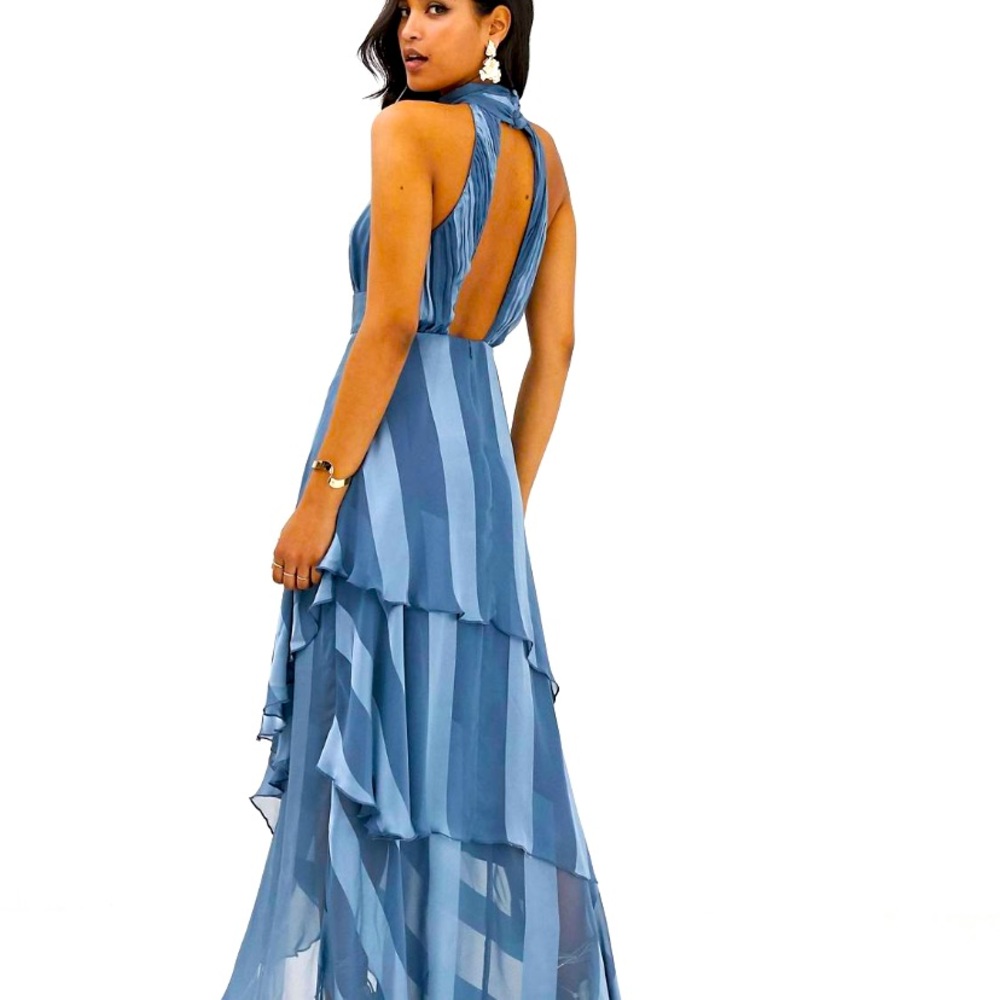 ASOS Blue High-Low Formal Dress